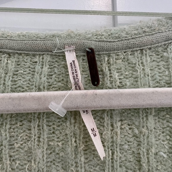 Free people sweater Tunic mint green size medium - Picture 2 of 2